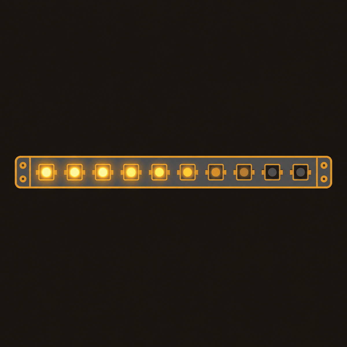 Icon: a strip lit at one end and dark at the other